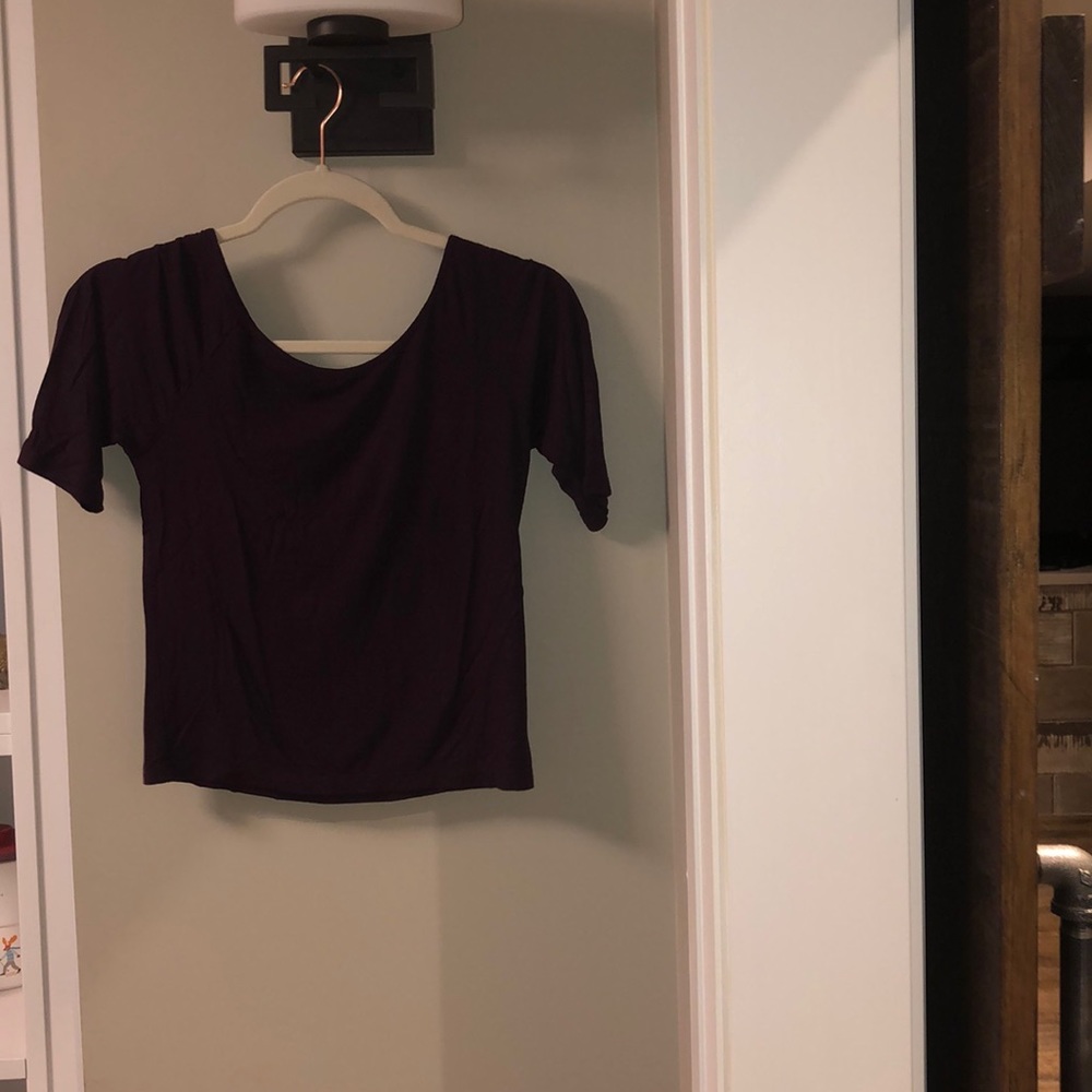 Super Soft Criss Cross Back Tee